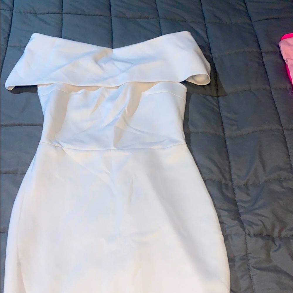 white dress